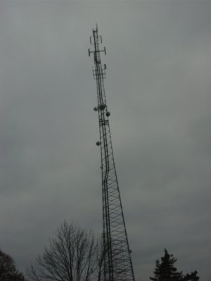 En bild på en mast